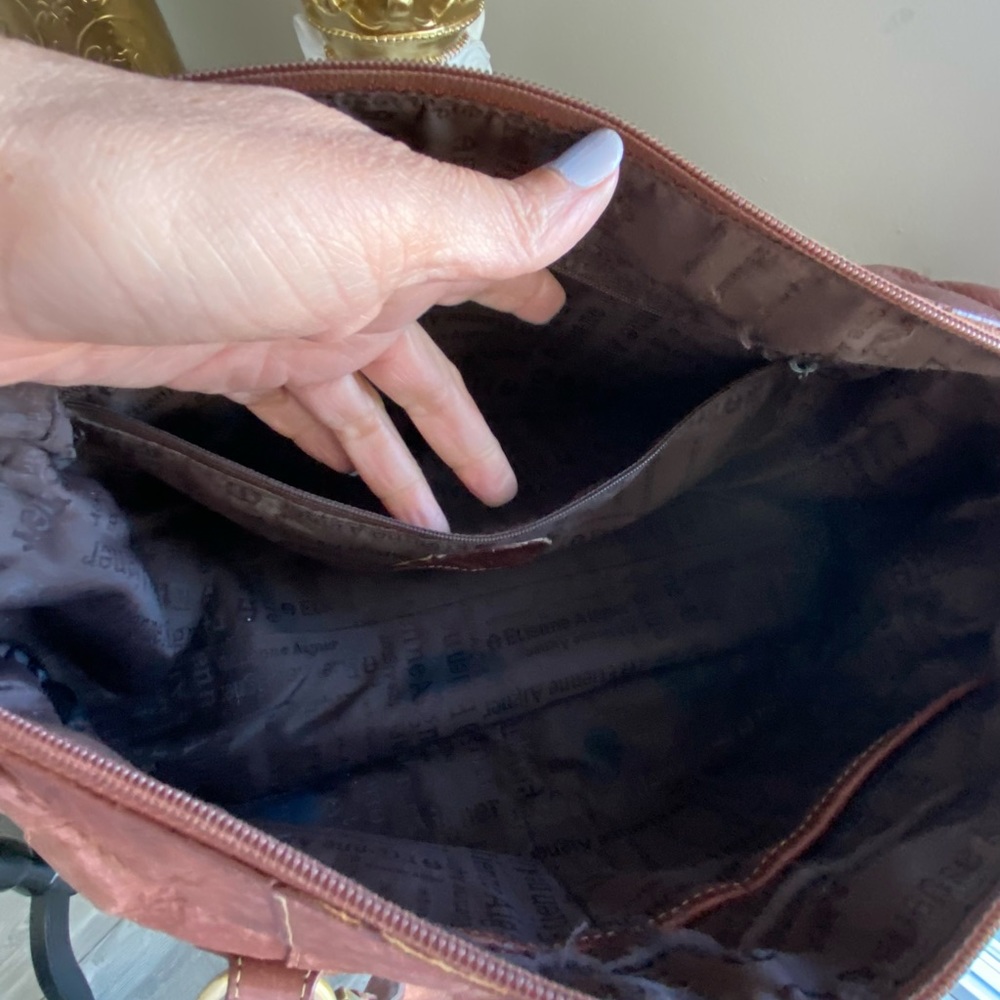 Vintage ETIENNE AIGNER Brown Leather - Picture 9 of 16